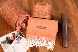 Le Grand Krama Thick Warm Ocher Beige - Men
