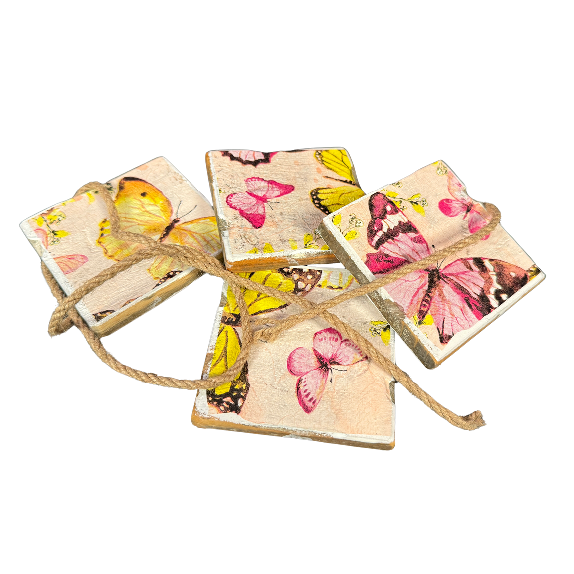 Home Deco Old Dutch Coast Butterfly Pink