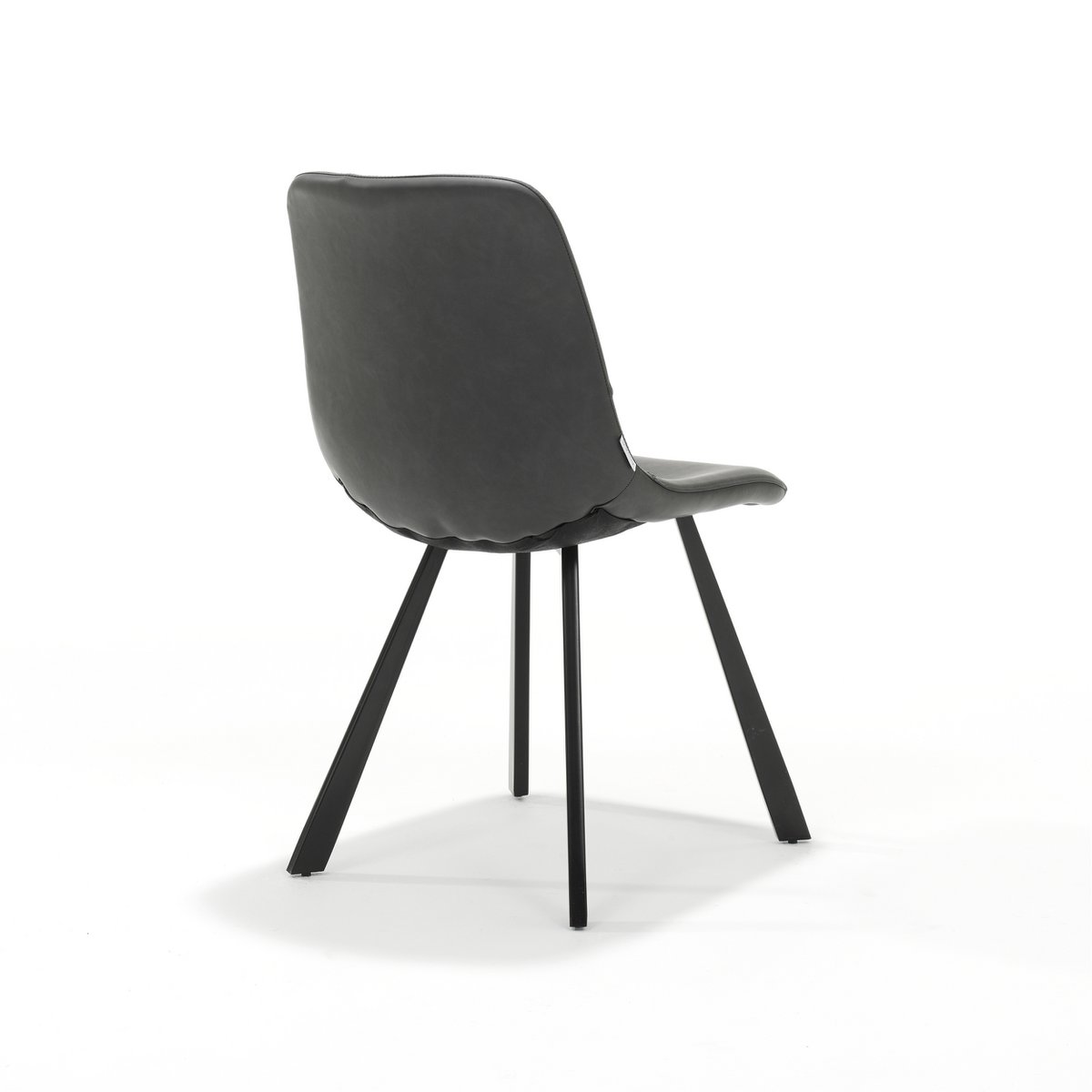 Sedia bari nero tessuto vintage nero