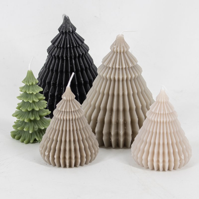 Candle tree modern beige