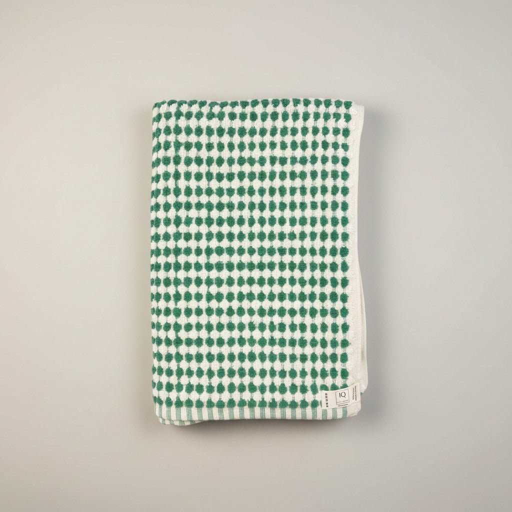 Serviette de bain | France | Points verts | 170x85cm