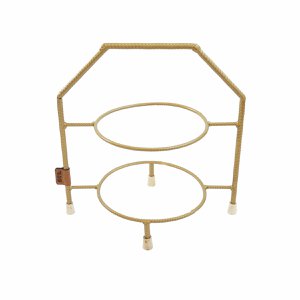 Etagère - 2 plates - Gold