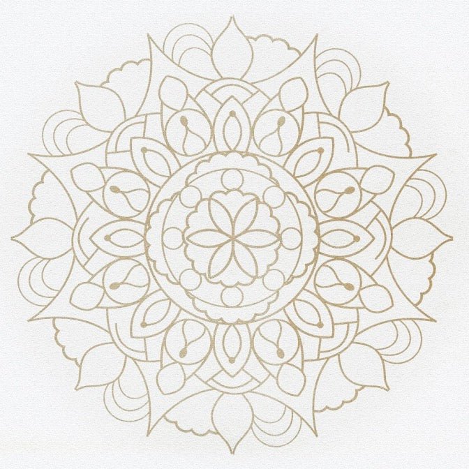 DIYogi™ MANDALA YOGAMAT - WIT