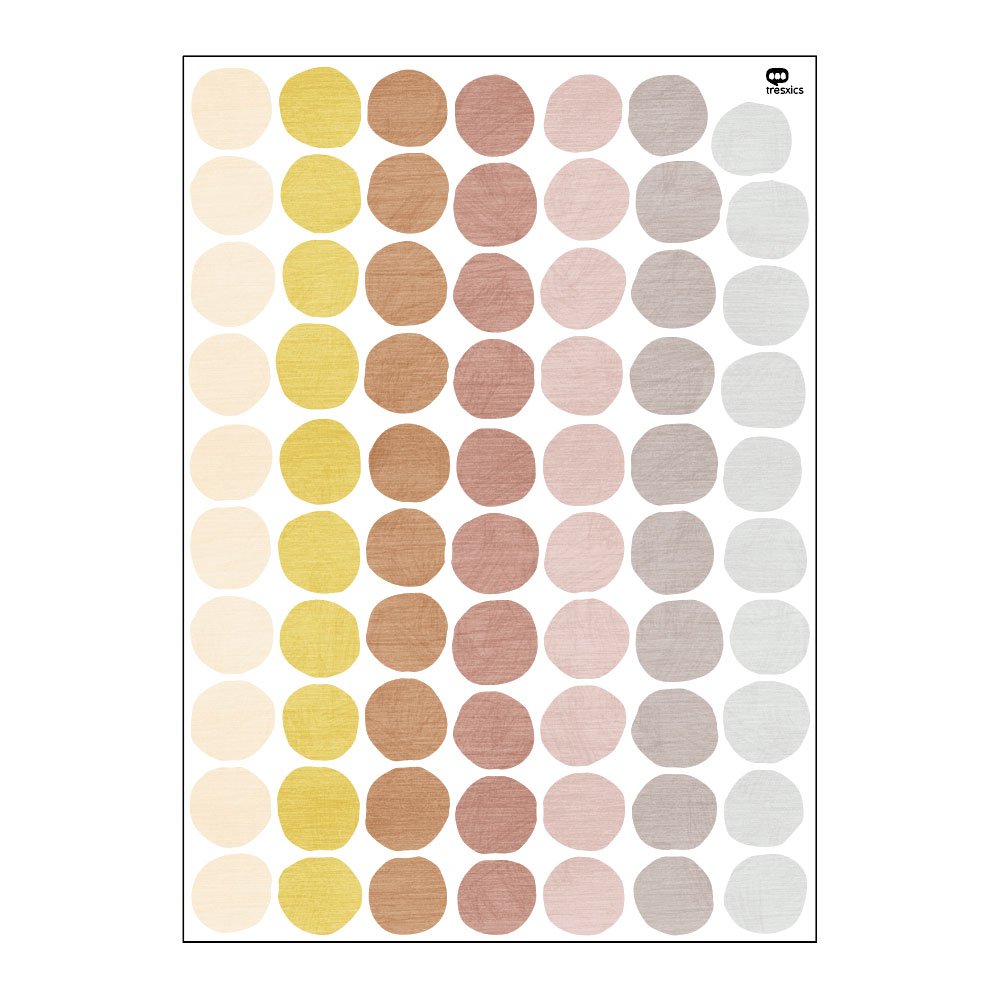 Pencil dots wall sticker