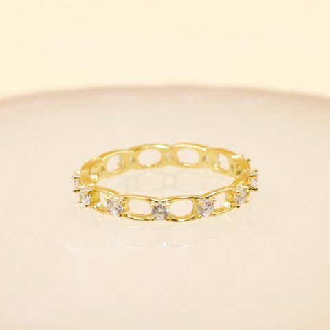 Calvin – Kettenring mit Diamant