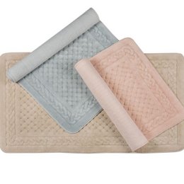 Lace Luxurious Cotton Bath Mat