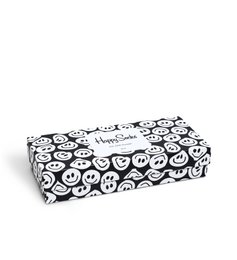 Happy Socks XBLW09-9003 Schwarz-weiße Geschenkbox