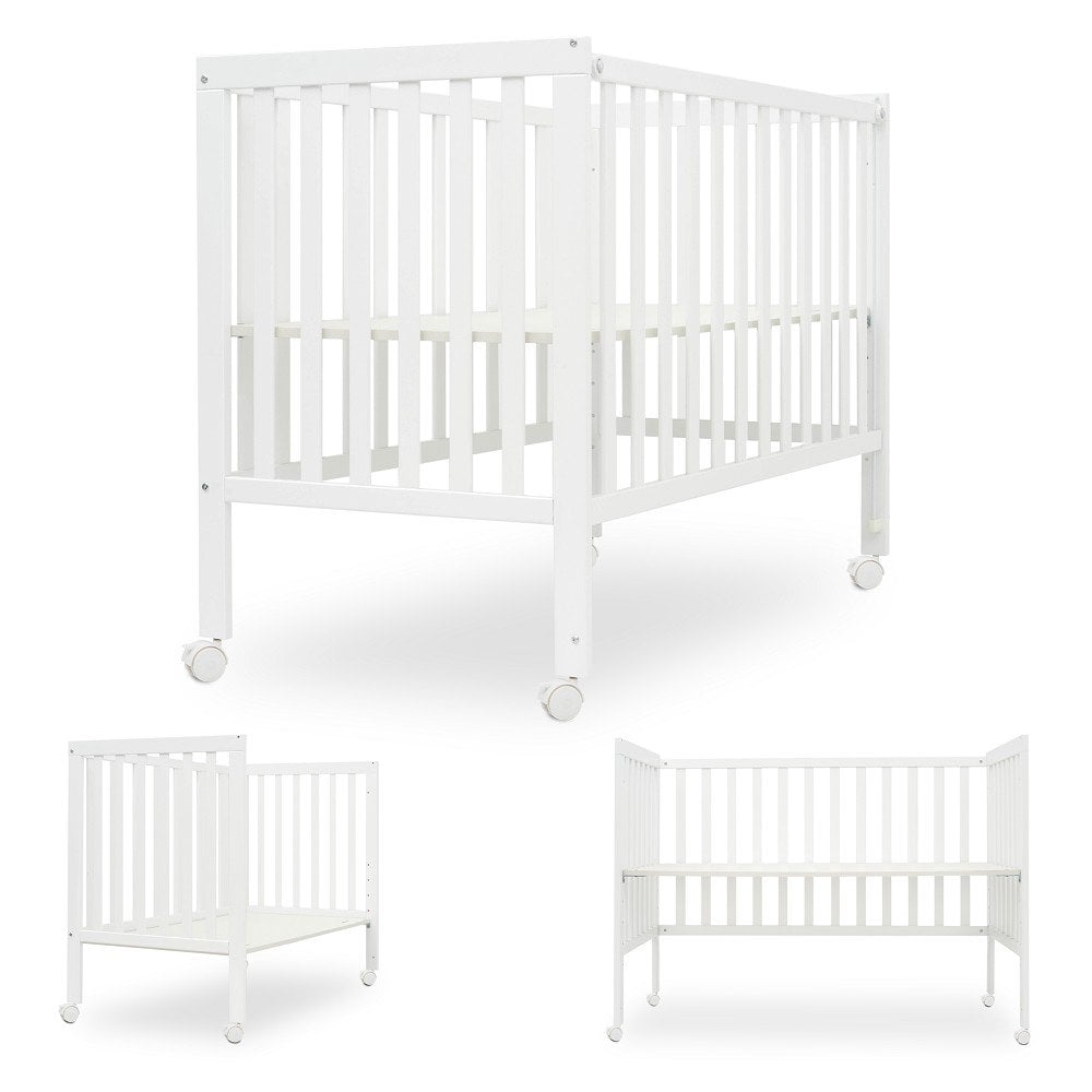 COT BED 60X120 - CO-SLEEPING FUNCTION - TRANSFORMABLE INTO DESK - MODEL BASIC