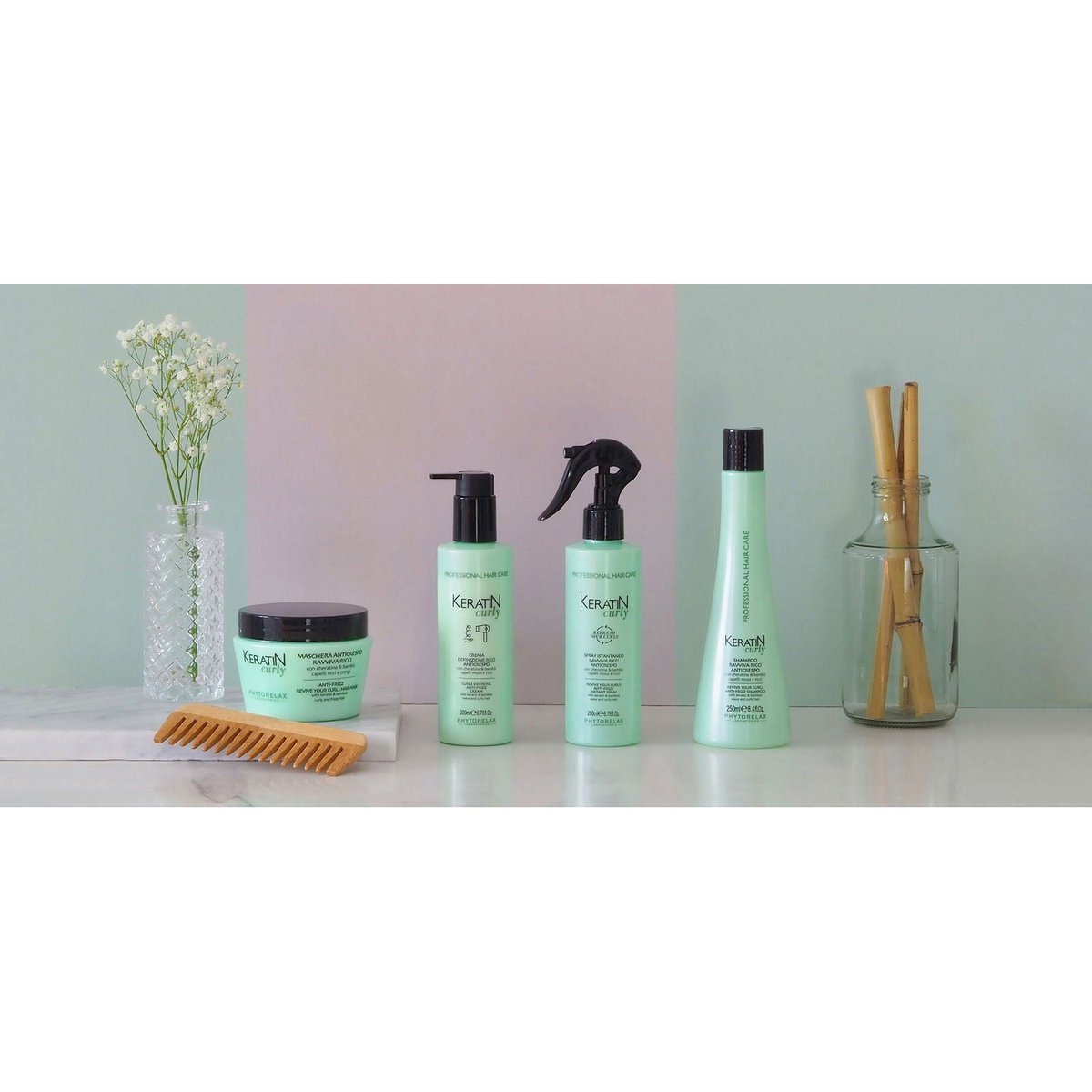 Lockige Anti-Frizz-Haarmaske für lockiges Haar – 250 ml