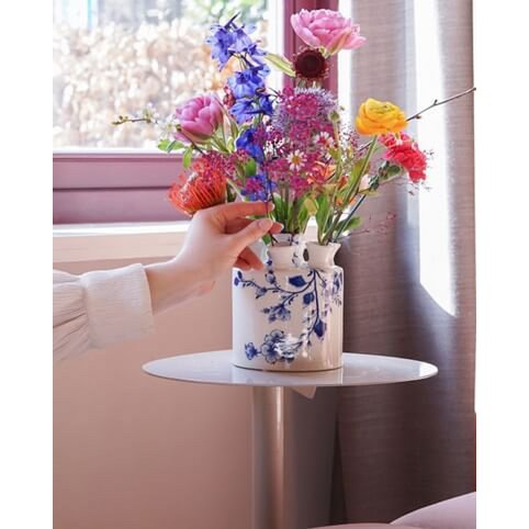 Tulpenvaas cilinder - Orchidee - 16 cm
