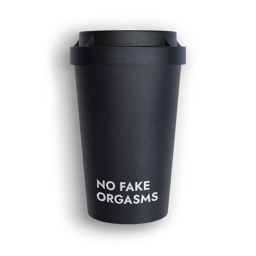 NO FAKE ORGASM - Mehrwegbecher, coffee to go Copy