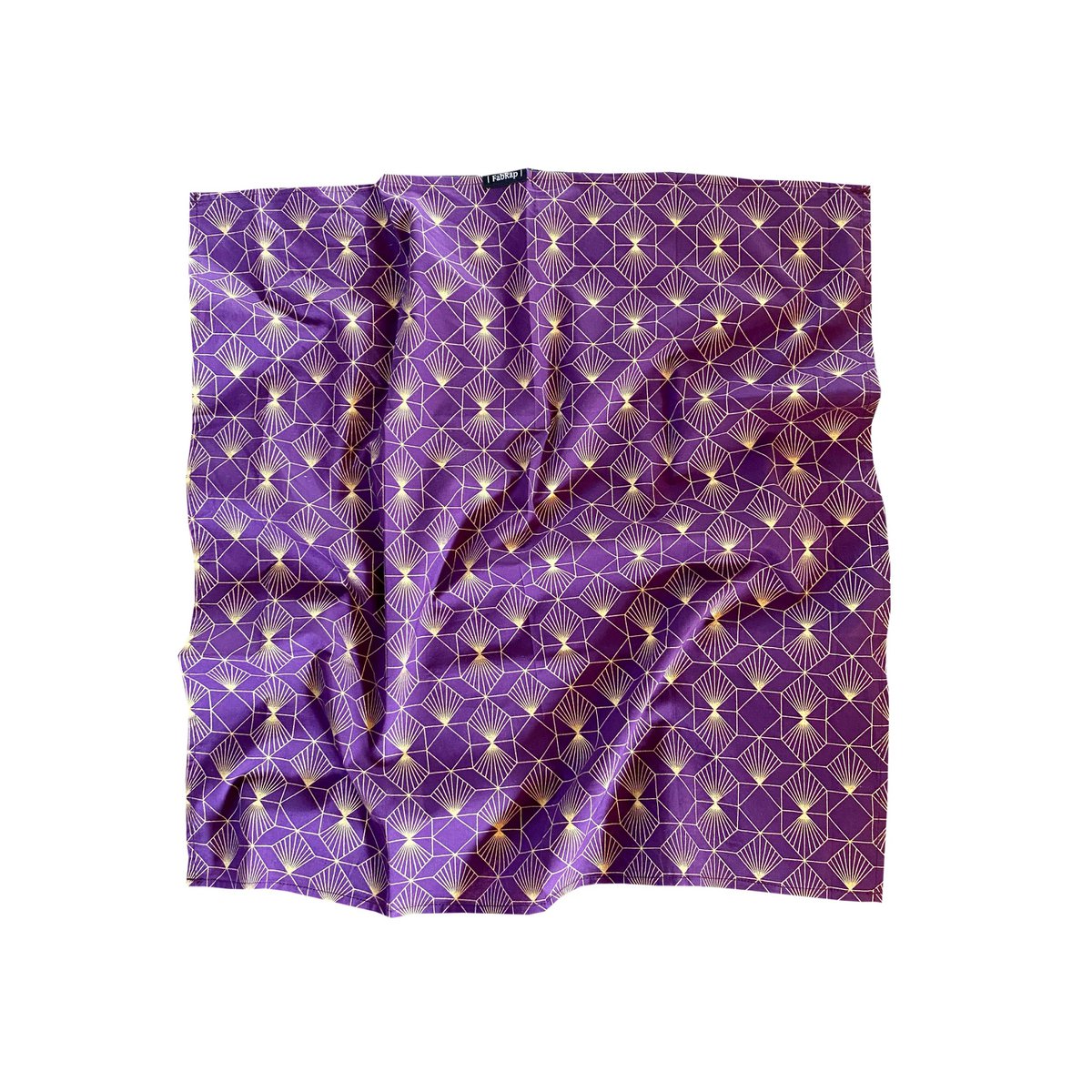 Furoshiki gaveindpakning Plum Diamonds stof gaveindpakning