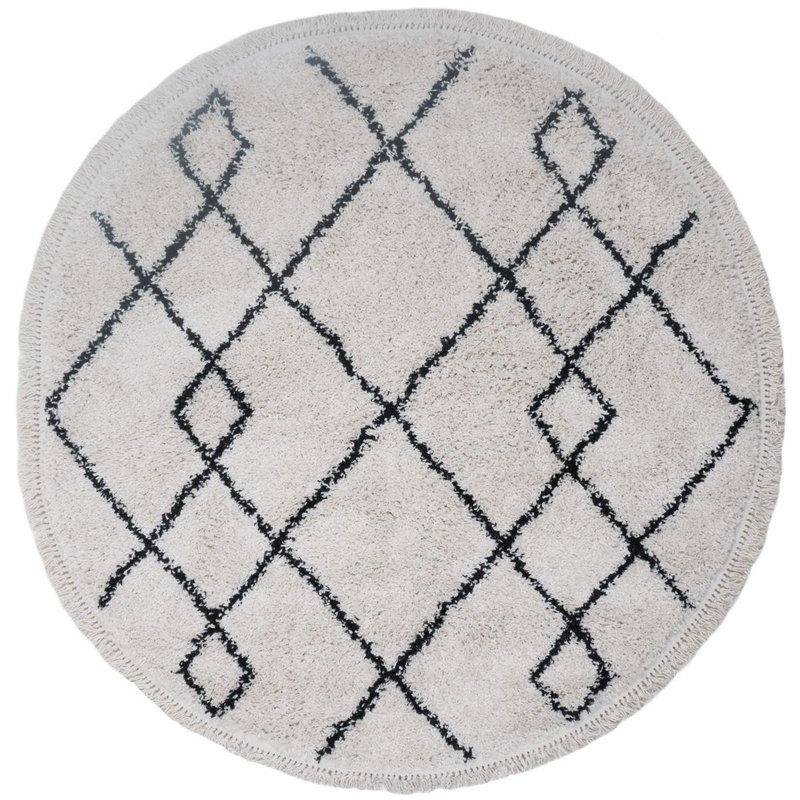 Teppich Medina Creme Rund ø120 cm
