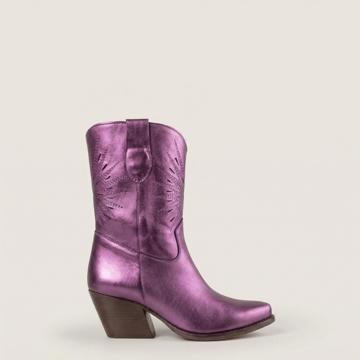 Rio Nova Violet Shine Texan ankelstøvler