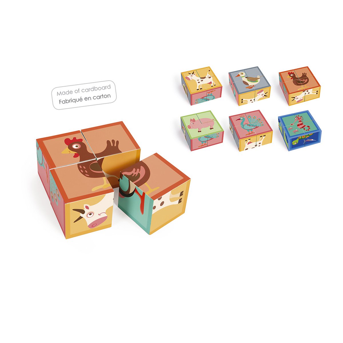 Blockpuzzle - Bauernhof