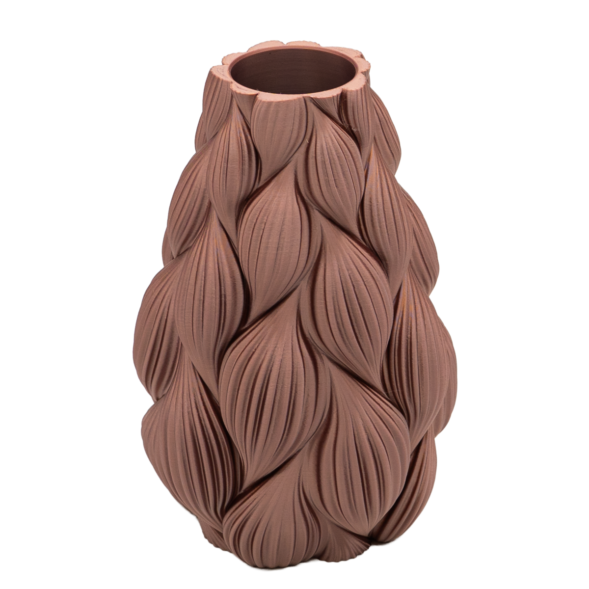 Jarrón Lamina 3D - Jarrón impreso en 3D - PLA duradero - Adecuado para flores artificiales