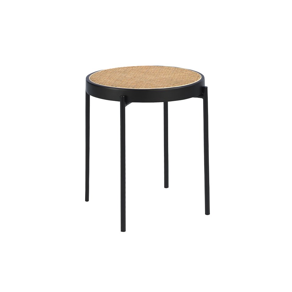 Rattan round corner table 2109