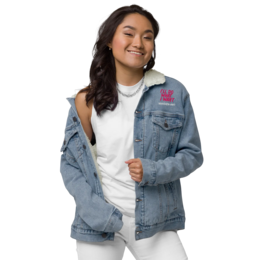 Denim sherpa jacket REBEL GIRL