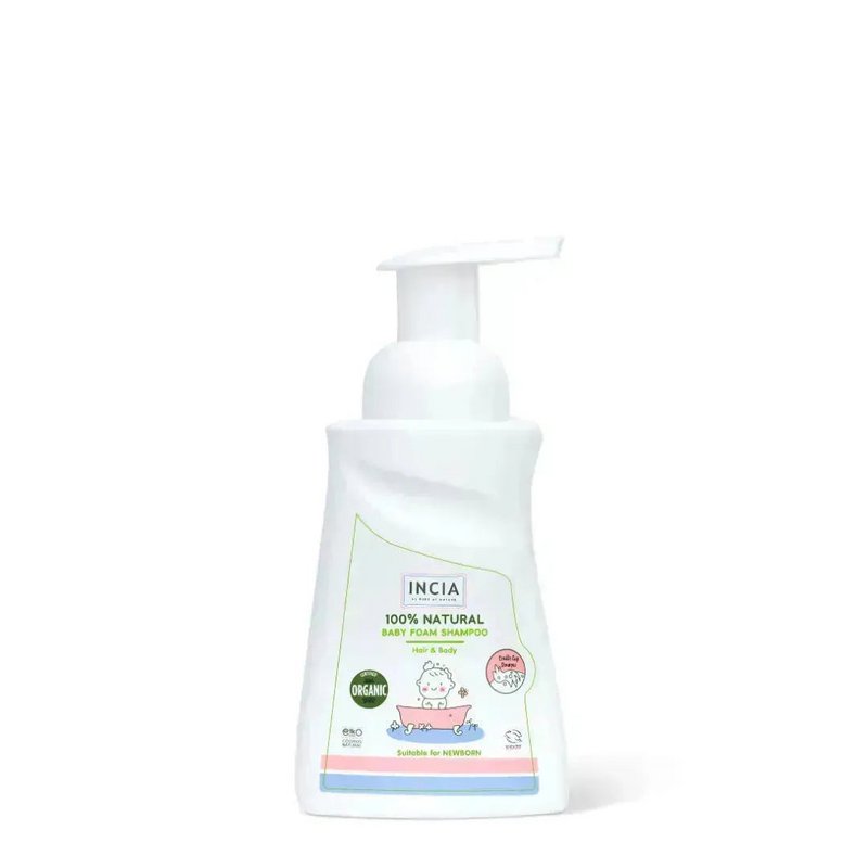 INCIA Natürlich schäumendes Baby-Shampoo