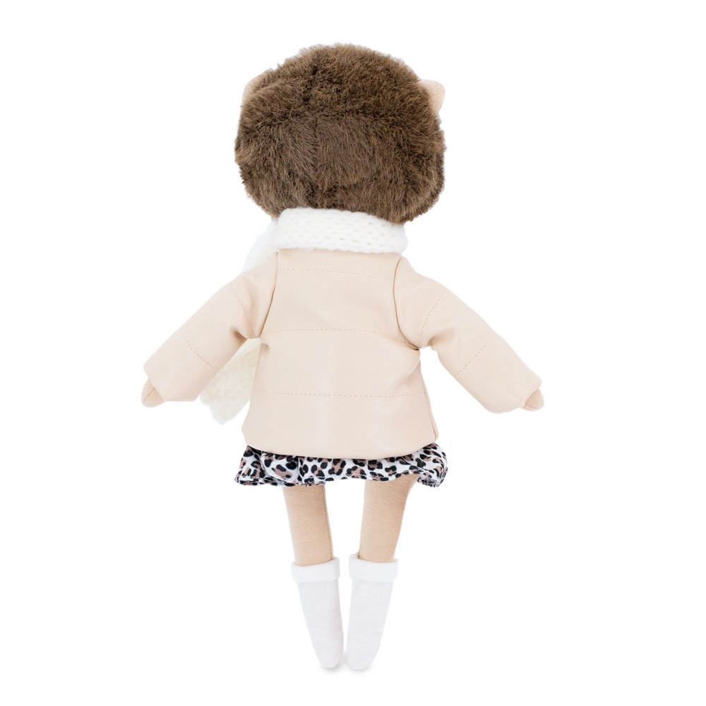 Cotton Soft Toy, Cotti Motti - Henry the Hedgehog: giacca in pelle (30 cm)
