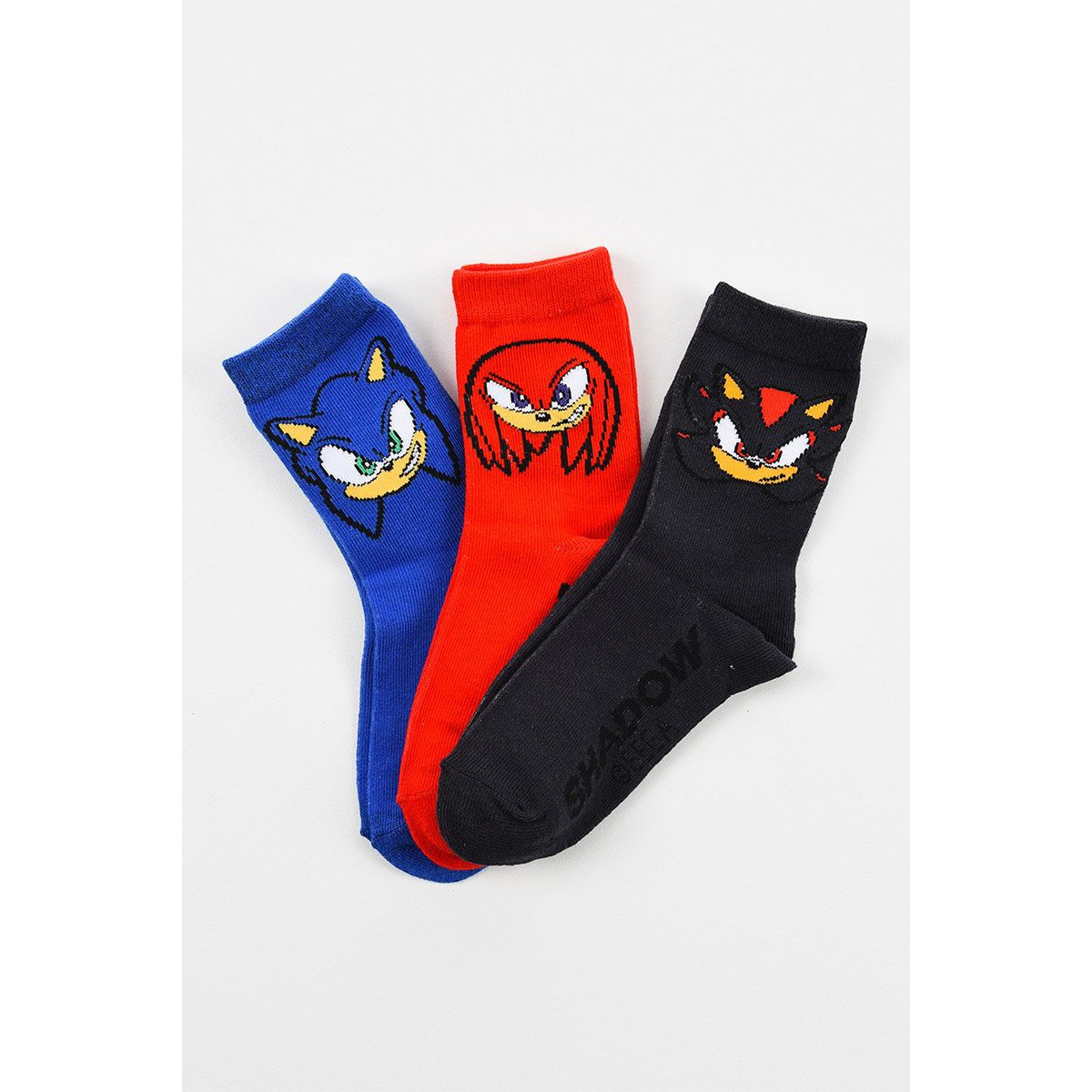 Lot of 96 Units | Pack 3 Sonic Children's Socks | Officially Licensed Products | SUN CITY Group