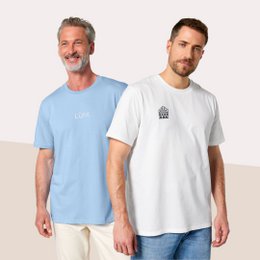 T-shirt unisex LÜNI wykonany z bawełny organicznej