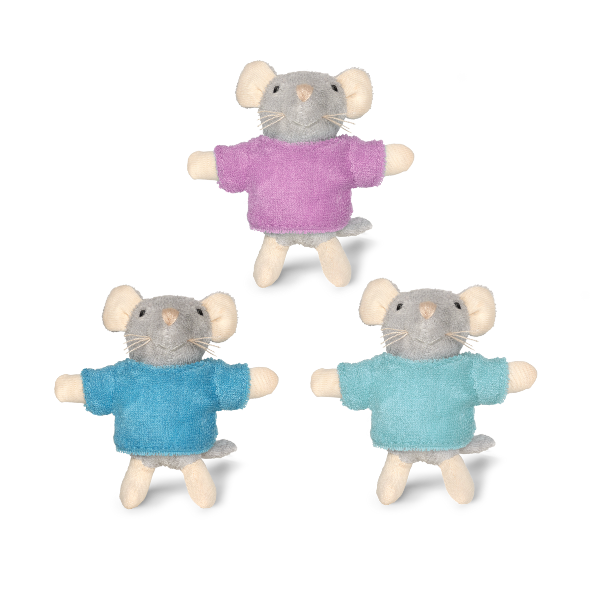 Cuddly Mice The Triplets (8cm) - The Mouse House