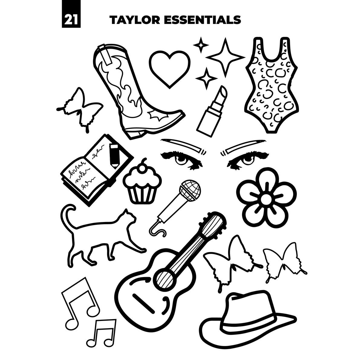 Taylor Swiftie Cahier d'activités A4