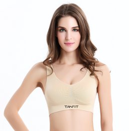 Seamless Comfortable Sports bra with Removable Pads - Nude