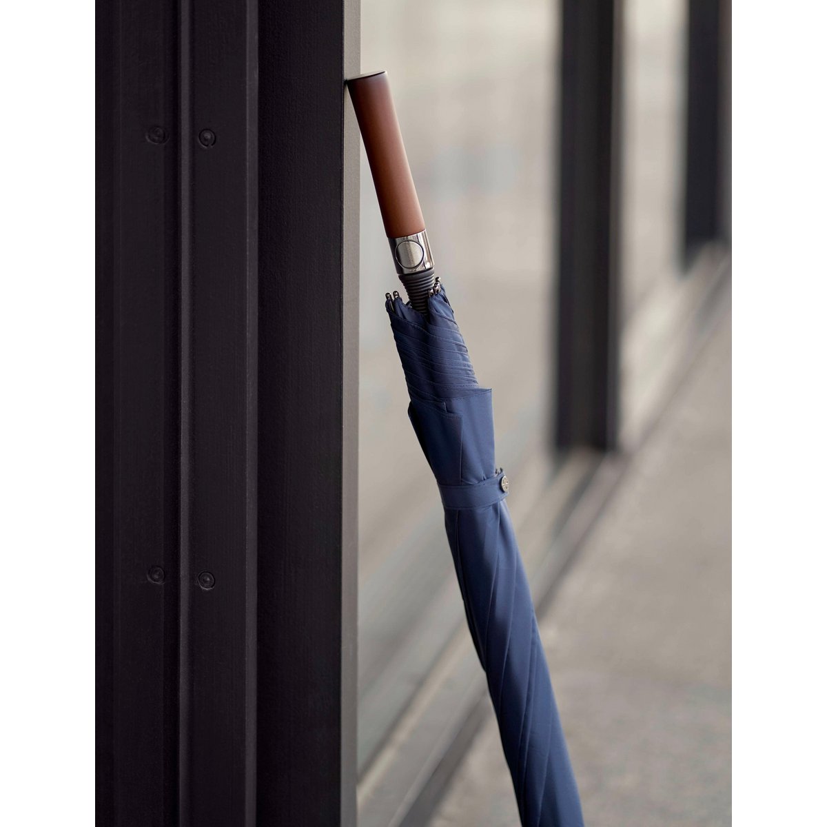 Stick paraply Modern - Blå
