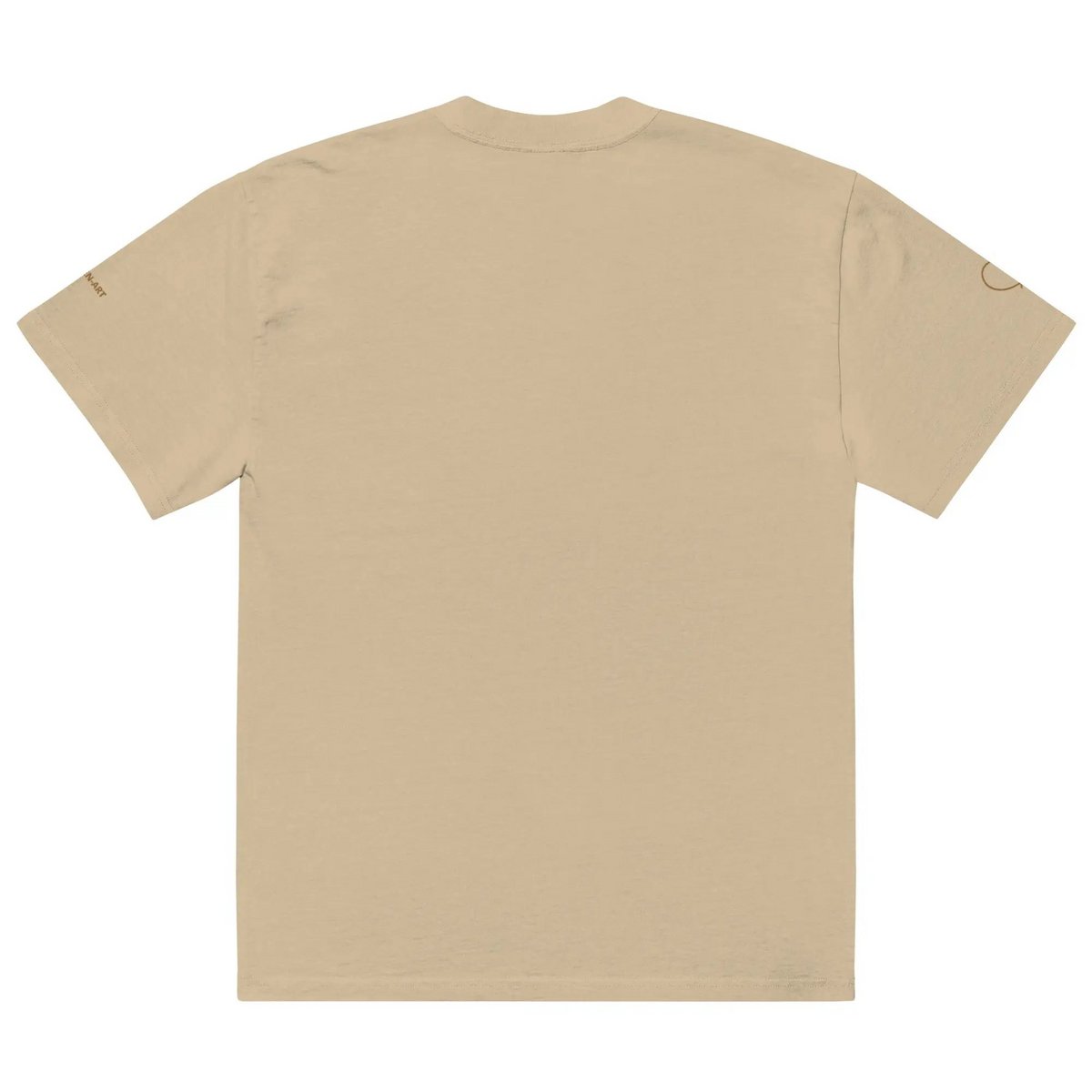 Boldly You Oversized falmet t-shirt med gammelt guldbroderi