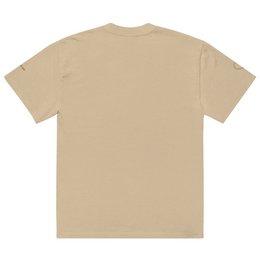 Boldly You Oversized falmet t-shirt med gammelt guldbroderi