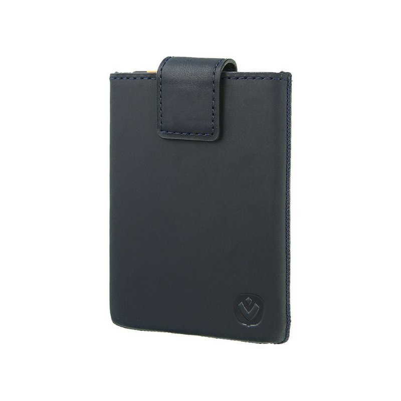 Card Case Pocket Luxe Vintage Blue