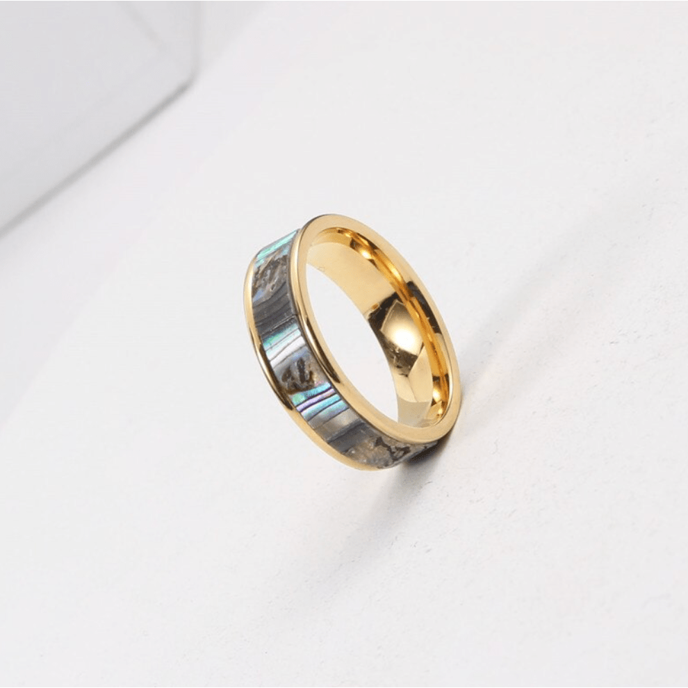 Cosmo - Ringband aus Abalone-Muschel