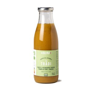 Velvety soup 5 vegetables - the traditional organic 75cl
