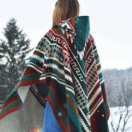 Alpaca Poncho Colored - Made in Ecuador