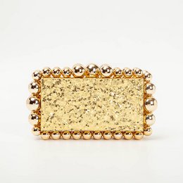 Sac de soirée en or 18 carats et diamants Saint Tropez
