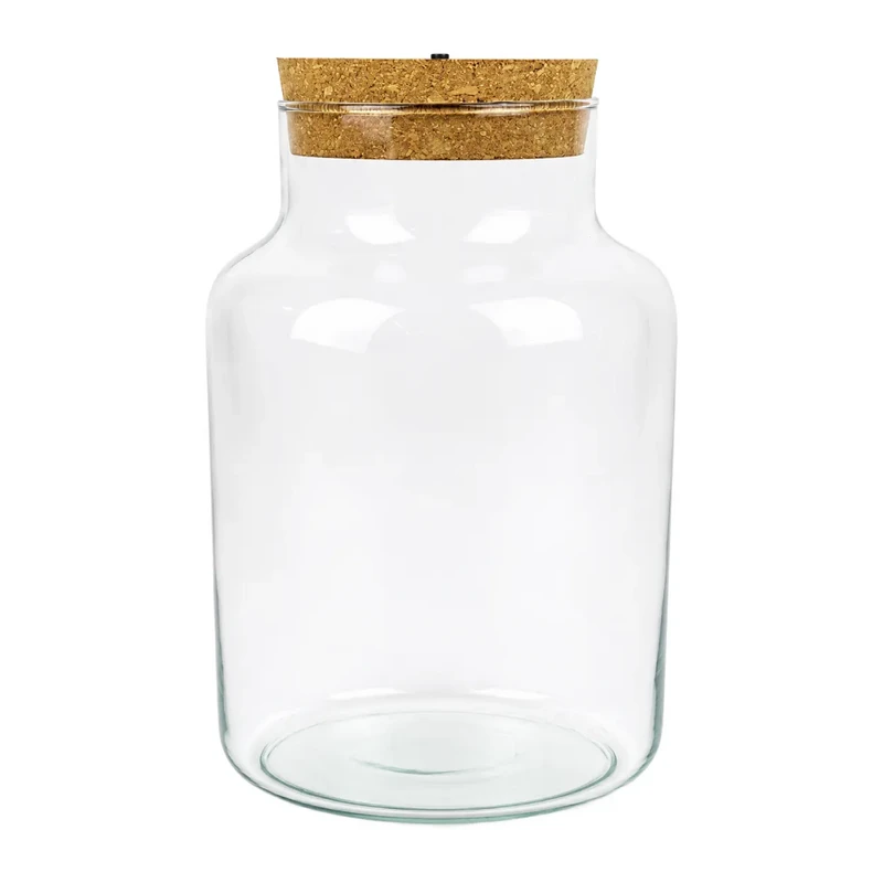 Glass Terrarium with LED Cork W-395H 25 cm
