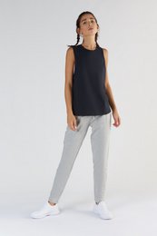 T1211-01 | TENCEL™ Active Damen Top hooggesloten - Zwart