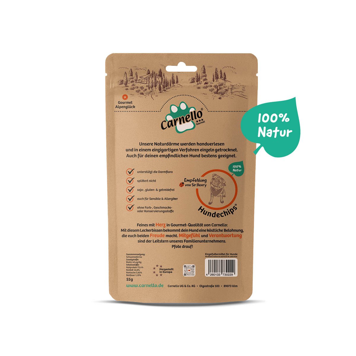 Dog snack dog chips 55g x 20
