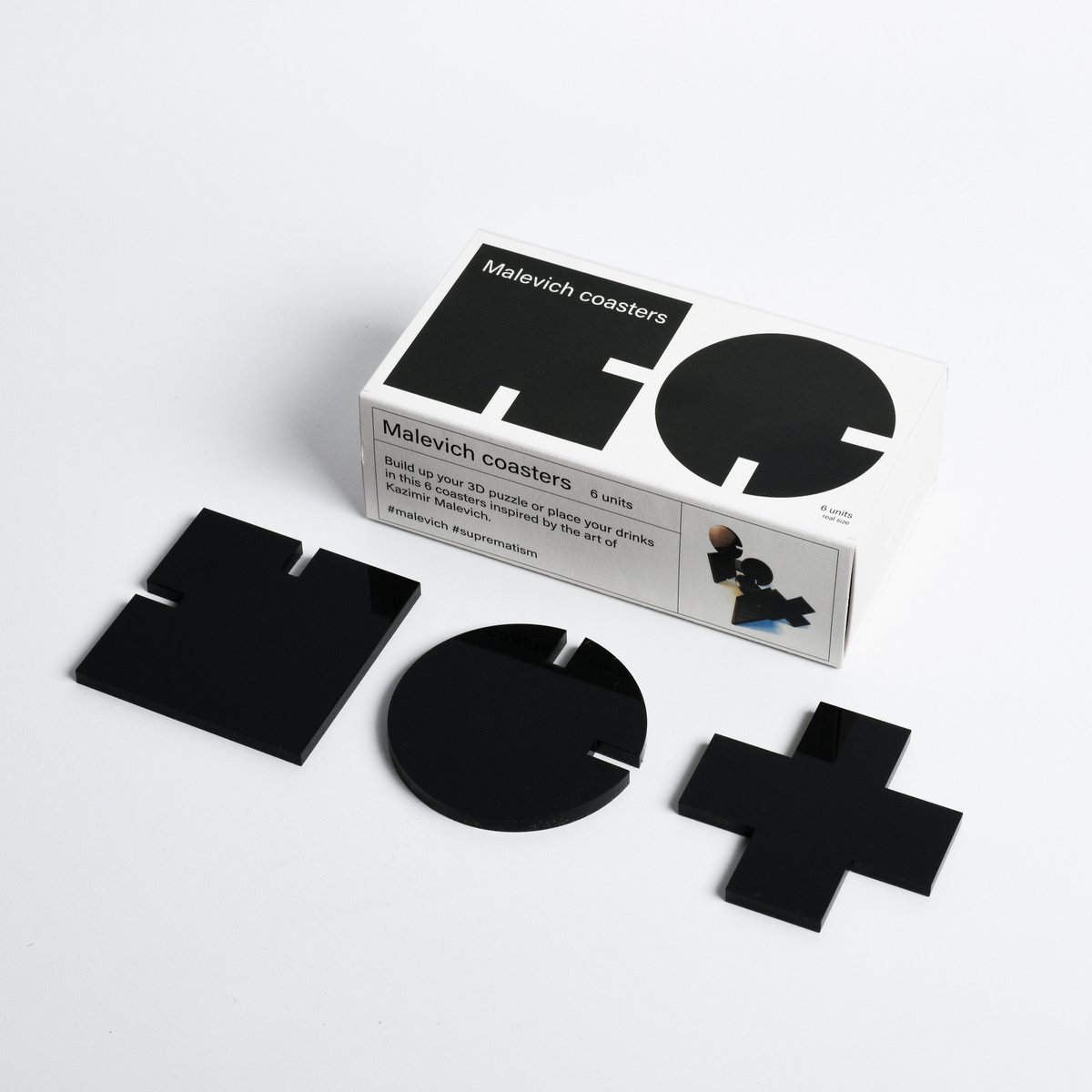 Los seis posavasos de Malevich