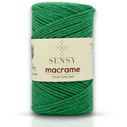 Sensy Premium 2 mm - 160 yards 100 % genanvendt bomuldsmacrame-ledning