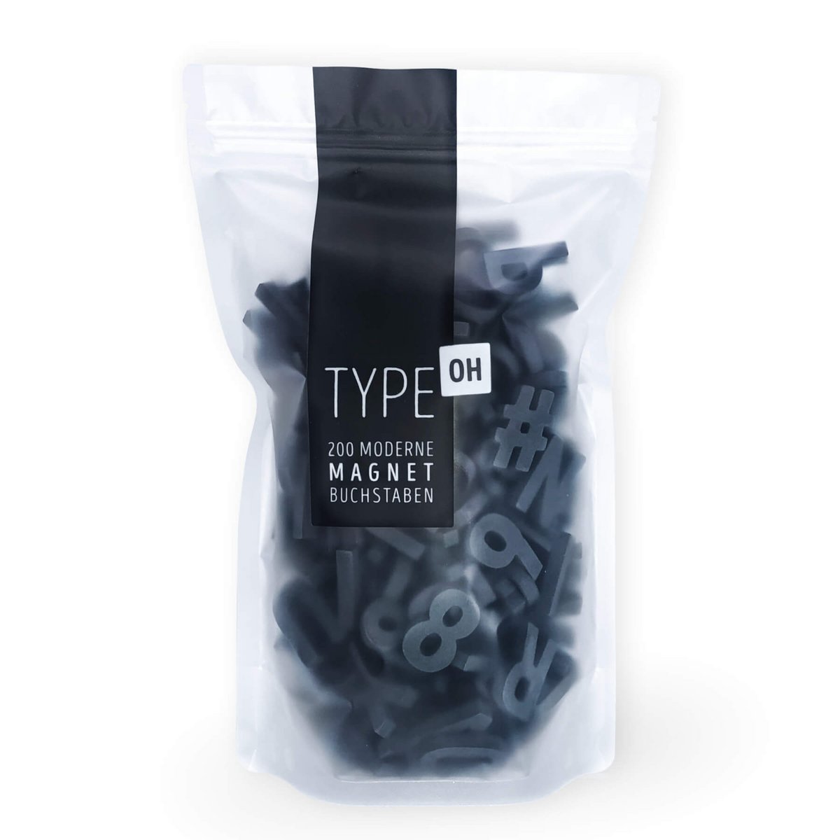 Modern magnetic letters - Unique Colors