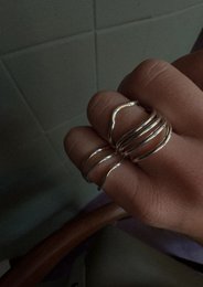 Bague Reef Break Wave Argent