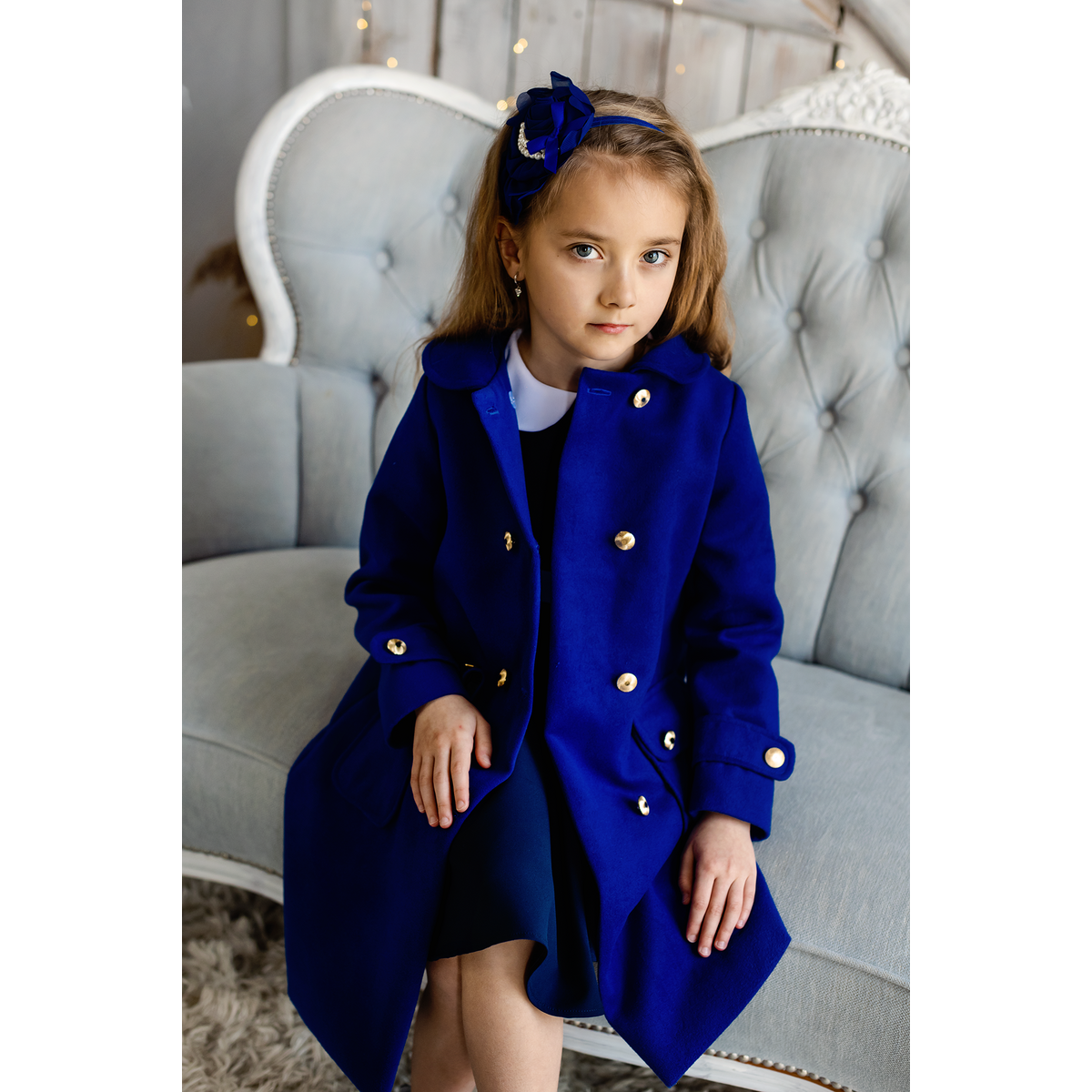 Eliza classic navy dress for girls