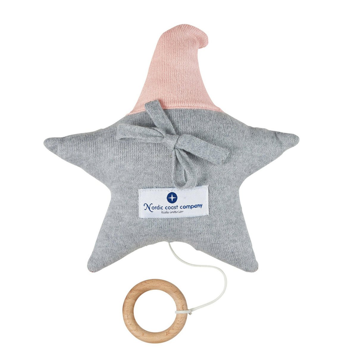 Rosa-grauer Musik-Mobile-Star
