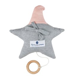 Rosa-grauer Musik-Mobile-Star