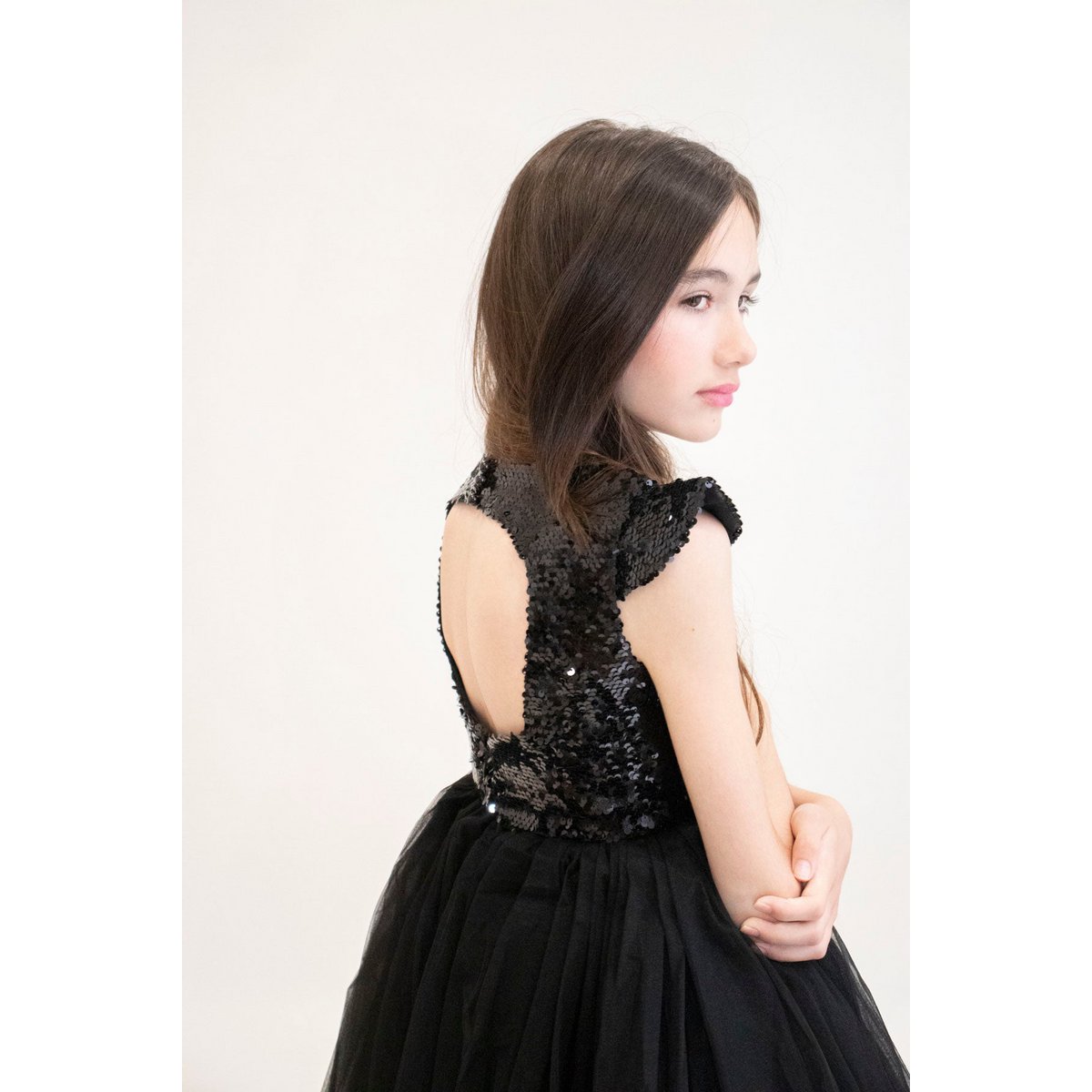 FIONA Ceremony dress Black - Size 150cm (9/10 years)