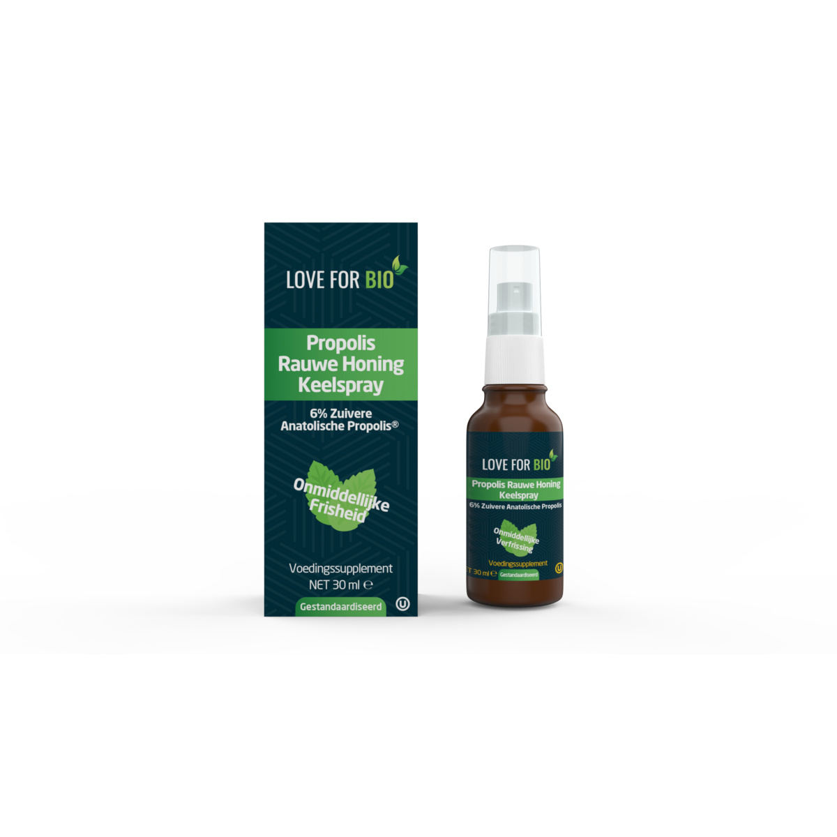 Love For Bio | Propolis Raw Honey Throat Spray – 6% Pure Anatolian Propolis