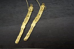 Boomschors oorbellen: handgemaakte natuursieraden (14k goud op zilver)
